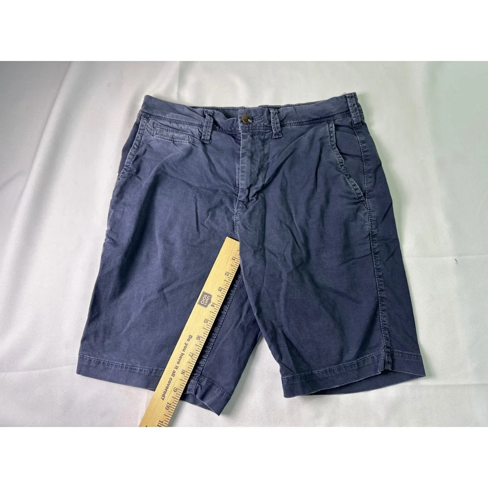 American Eagle Outfitters Men's Slim Fit‎ Flex Chino Shorts Navy Size 28